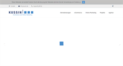 Desktop Screenshot of kussin.de