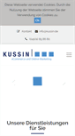 Mobile Screenshot of kussin.de